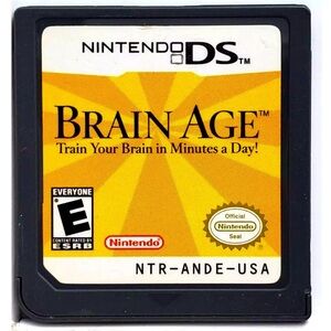 Brain Age - Nintendo DS Pristine Authentic Game